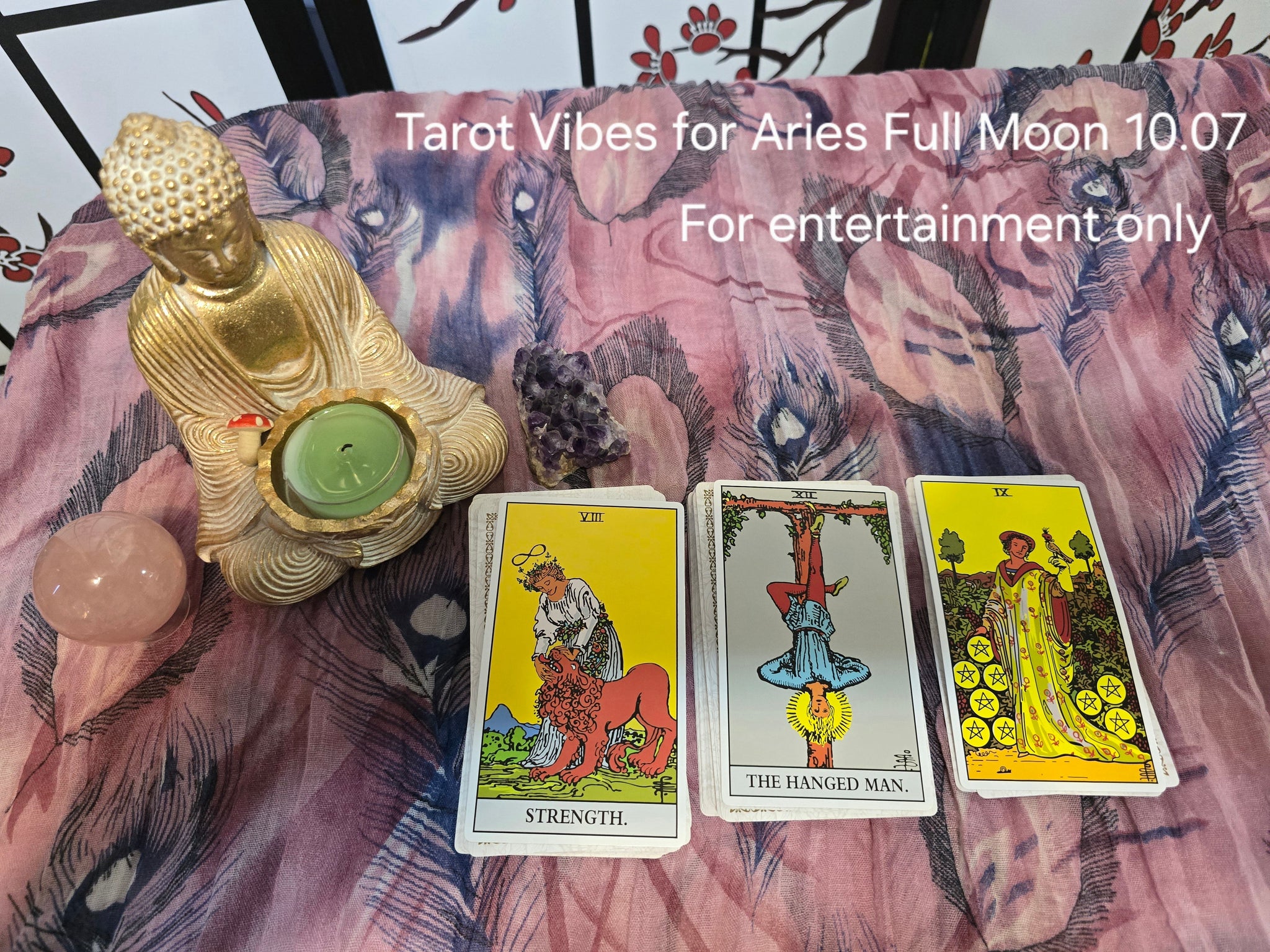 Tarot Vibes for Aries Full Moon 10.07.25
