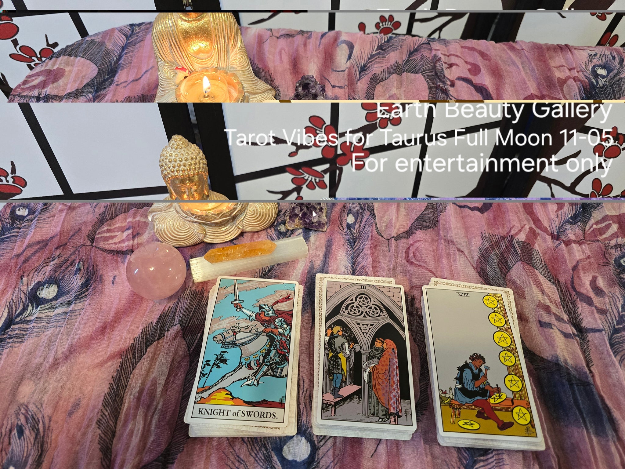 Tarot Vibes for Taurus Full Moon 11-05