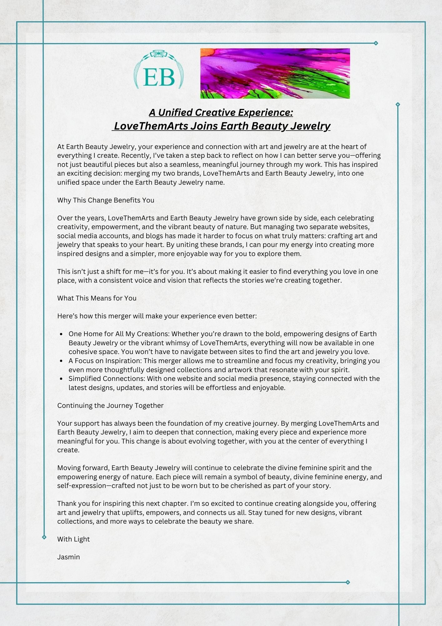 A Unified Creative Experience