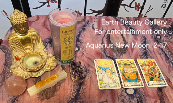 Aquarius New Moon Eclipse Feb 17 Tarot Reading