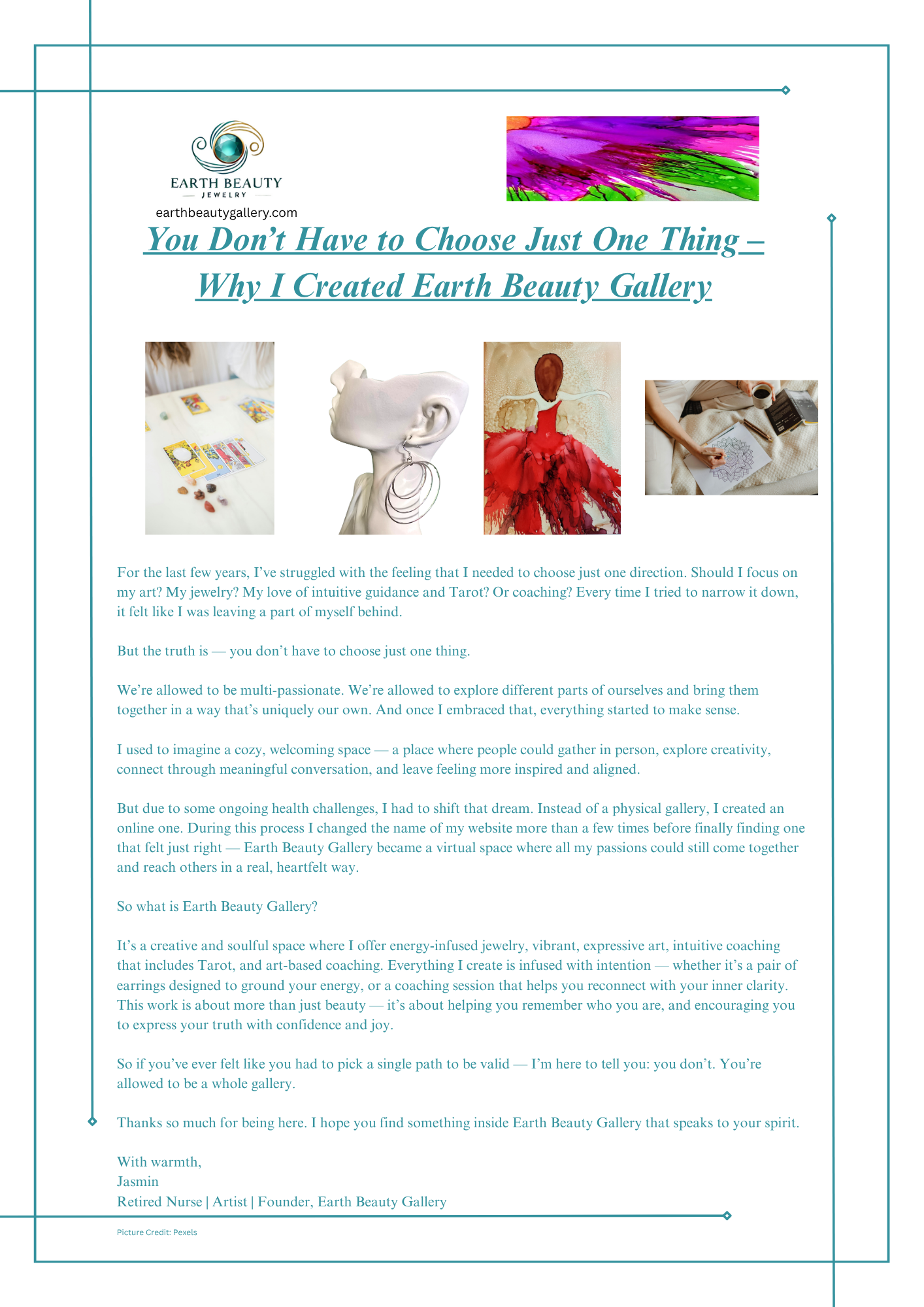 You Don't Have to Choose Just One Thing