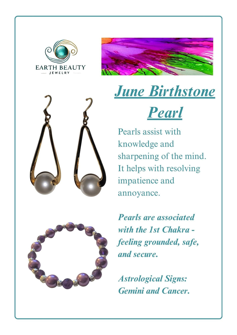 June Birthstone Pearls - EarthBeautyGallery.com