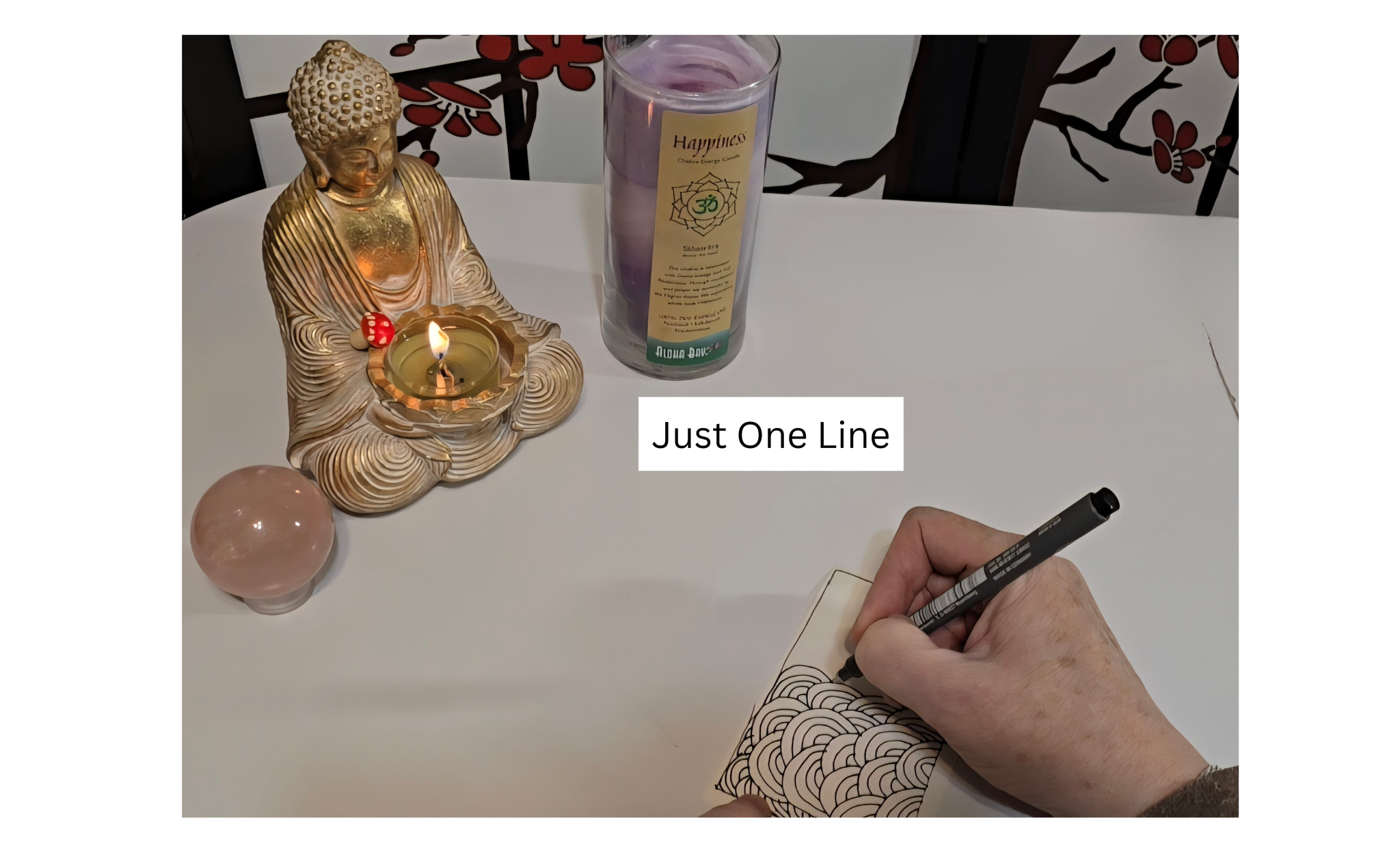 Line Drawing Reflection – Just One Line