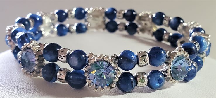 Kyanite 2 Strand Bracelet