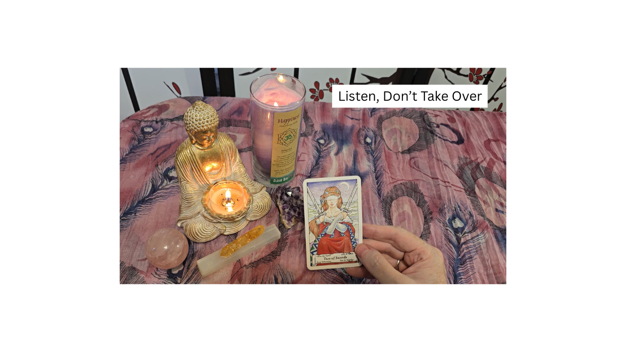Where in Your Life Is It Hard to Stay Objective? | 2 of Swords Tarot Insight