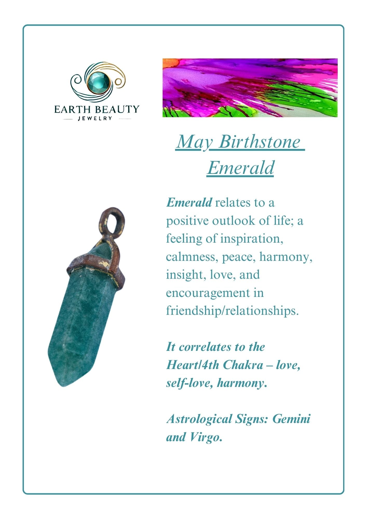 May Birthstone Emerald