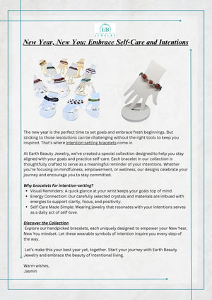 New Year New You Intention Bracelets