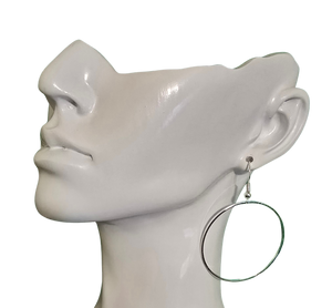 Medium Single Hoop Earrings