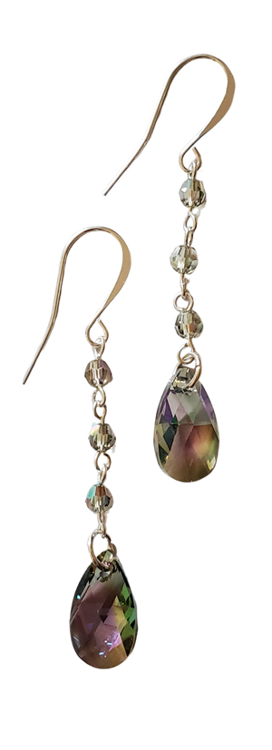 Swarovski Midnight Drop Earrings