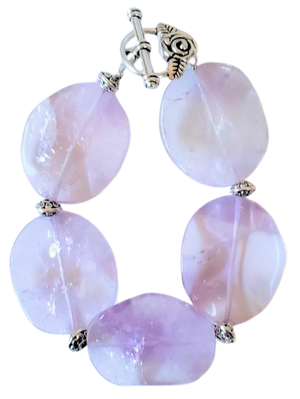 Wave Amethyst Bracelet