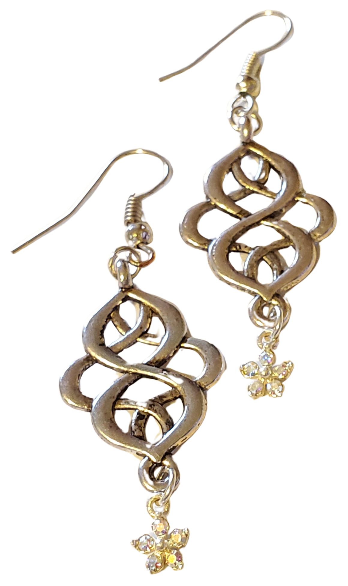 Swarovski Flower Crystal Nouveau Earrings