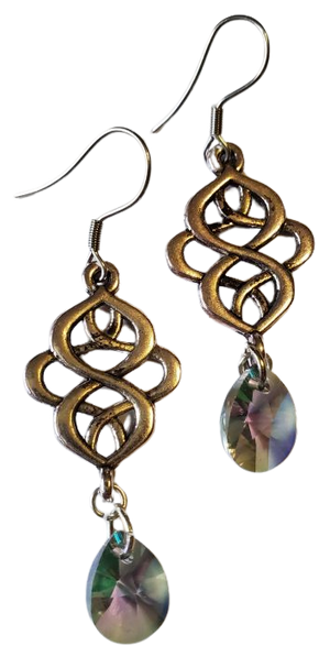 Teardrop Swarovski Nouveau Earrings