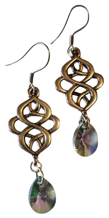 Teardrop Swarovski Nouveau Earrings