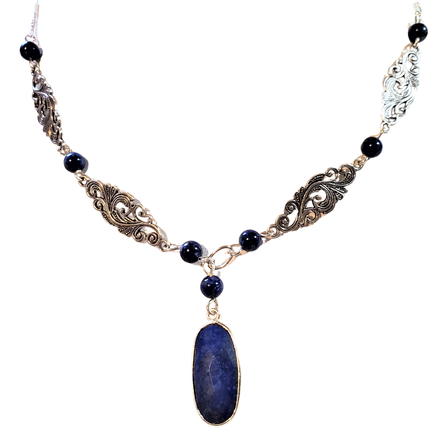 Lapis Lazuli Drop Necklace