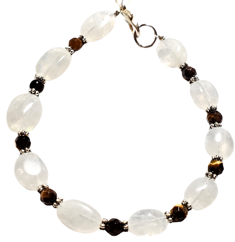 Moonstone Tiger Eye Bracelet