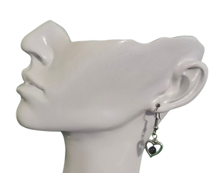 Amethyst Small Heart Earrings