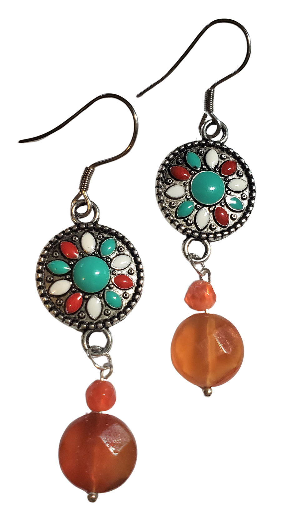 Carnelian Southwestern Earrings