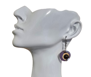 Garnet Slip Bead Earrings