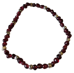 Garnet Stretch Bracelet 2