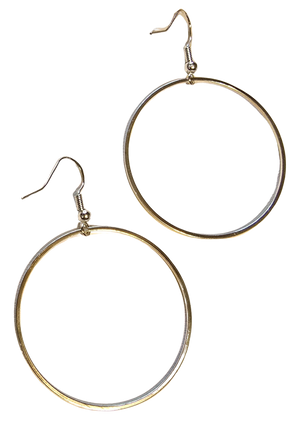 Medium Single Hoop Earrings