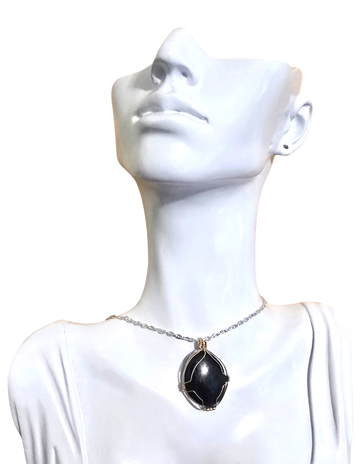 Pietersite Wire Wrap Necklace