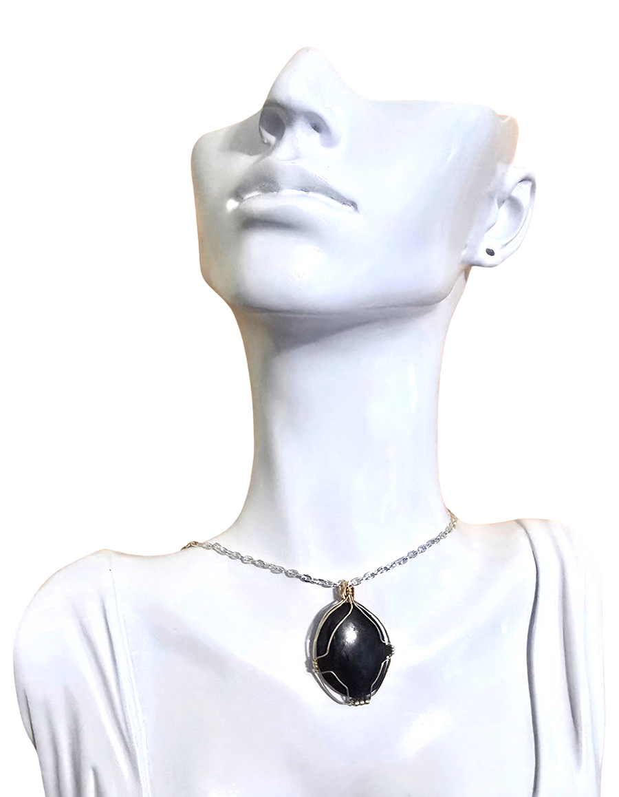 Pietersite Wire Wrap Necklace
