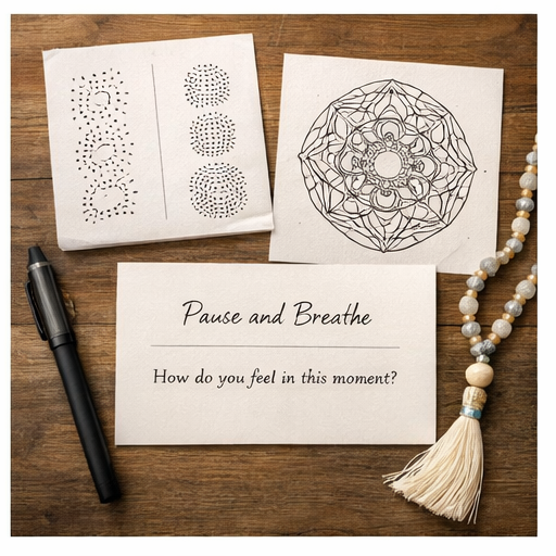 Guided Line Drawing for Stress Relief